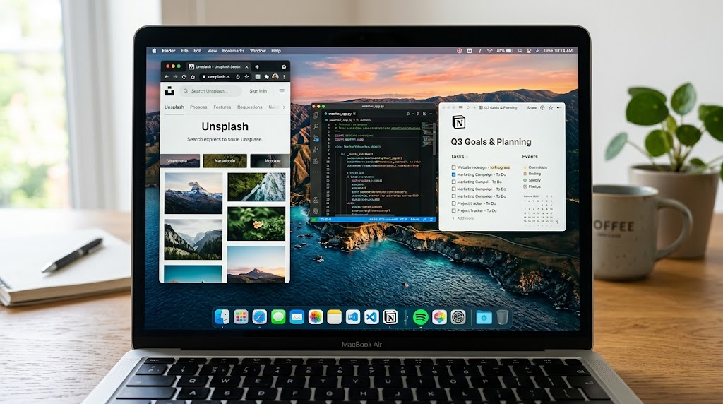 laptop screen