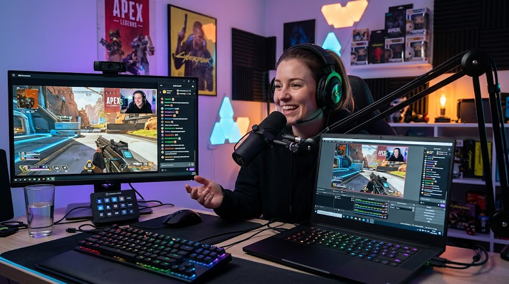 laptop stream